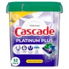 Cascade Cascade Platinum Plus Dishwasher Pods, Dish Detergent ActionPacs, Cleaning