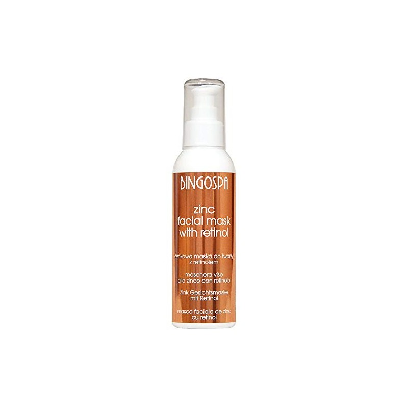 Zink Gesichtsmaske mit Retinol gegen Falten Pickeln Akne 150 g