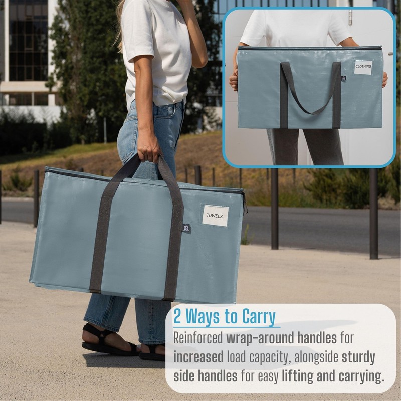 VENO 2 Pack Moving Bags, Upgraded Heavy Duty, Moving Boxes