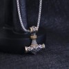 Thor's Hammer Necklace, Thor Hammer Chain, Viking Chain, Thor's Hammer