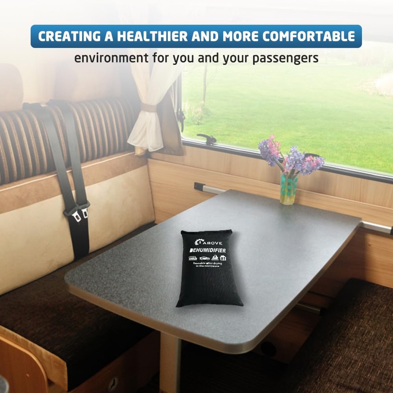 1Above 500g Reusable, Microwaveable Car Interior Dehumidifier Bag - to