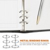 Garneck Set of 20 3 Ring Binder Rings, Inner Diameter