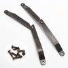 Jiozermi 2Pcs Bronze Lid Support Hinges, Left and Right Folding
