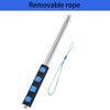 Difounmas 2.5 m Telescopic Flagpole Set, Handheld Telescopic Flagpole, Blue