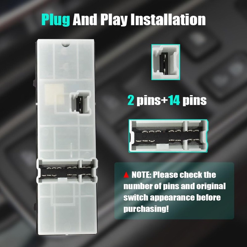 Master Power Door Lock Window Control Switch for Nissan Altima