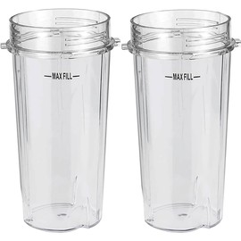 2X 16oz Cup Replacement Part for Nutri Ninja BL660 BL663 BL740 BL770 BL771 BL772 BL780 BL810 BL820 BL830 Blenders G_APOK
