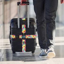 Travel Luggage Straps, Adjustable Luggage Straps for Suitcases, Cross Suitcase Belt with Quick Release Buckle for Luggage Suitcase Baggage