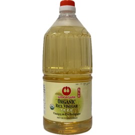 Wan Ja Shan Organic Rice Vinegar 50oz. USDA Certified Organic, Sodium Free, Sugar Free, MSG Free Kosher, Great for Cooking, Sushi, Salad and more - 4.5 Percent Acidity. (50oz Pack of 1)
