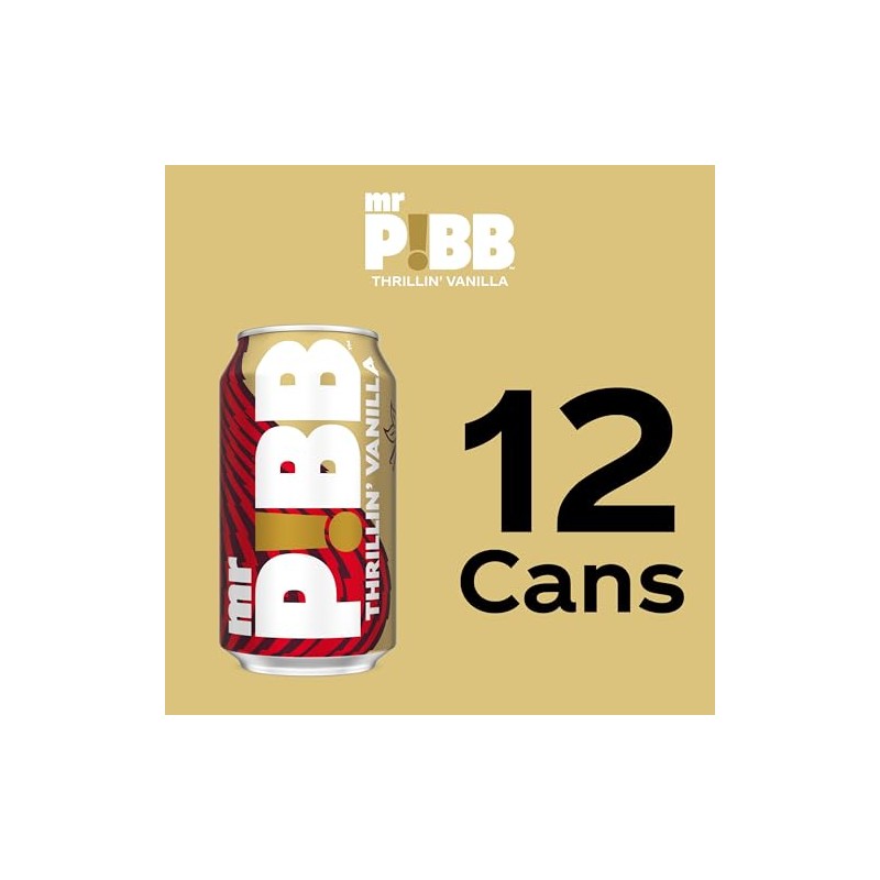Mr Pibb Thrillin' Vanilla 12oz 12pk