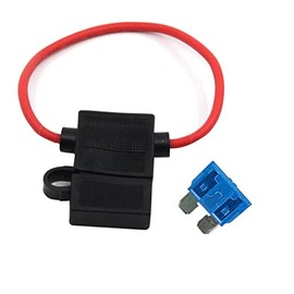 ZOOKOTO Inline Fuse Holder 15A,14 AWG Gauge Wire Car Auto Blade Fuse Waterproof with 15 AMP Fuse