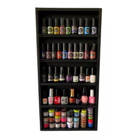IngenioGroup Exhibidor Esmaltero Con Tapa Y Letrero De Nails Envio Gratis