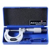 Accusize Industrial Tools 0-25mm by 0.01mm Ultra-Precision Outside Micrometer, EG00-0025