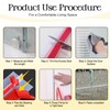 20Ft Shower Door Seal Strip for Door Frame, T-Shaped Clear