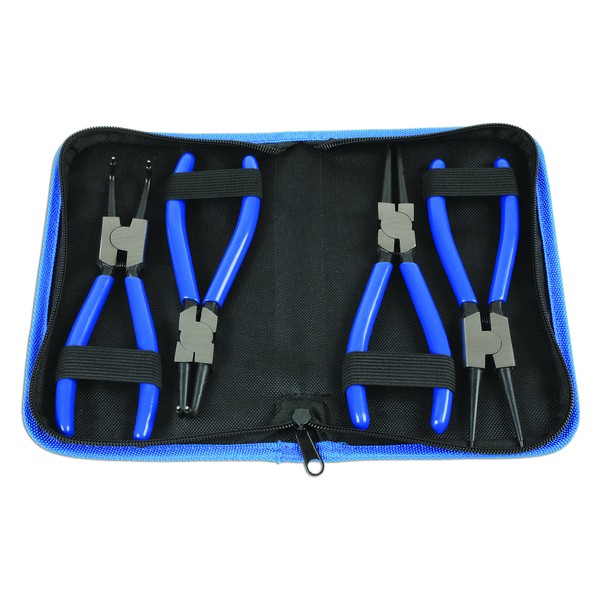 Laser 6685 Circlip Plier Set 180mm 4pc, Silver