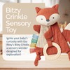 Itzy Ritzy - Bitzy Crinkle Sensory Toy Fox with Crinkle