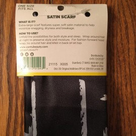 Cantu Lot Of 2 Cantu Extra Gentle Less Breakage Satin Scarf for Style or Sleep - Deco