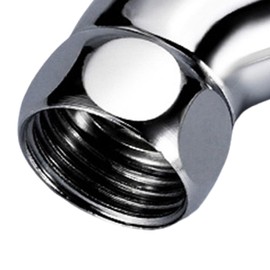Milageto 4.2cm Shower Head Elbow Adapter G1/2 Copper for Shower Nozzles with Rubber Gaskets Sturdy 135°