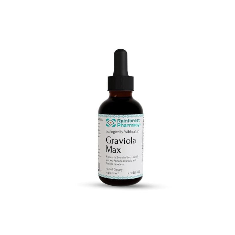 Rainforest Pharmacy Graviola Max Liquid Extract 2oz | Soursop Leaves