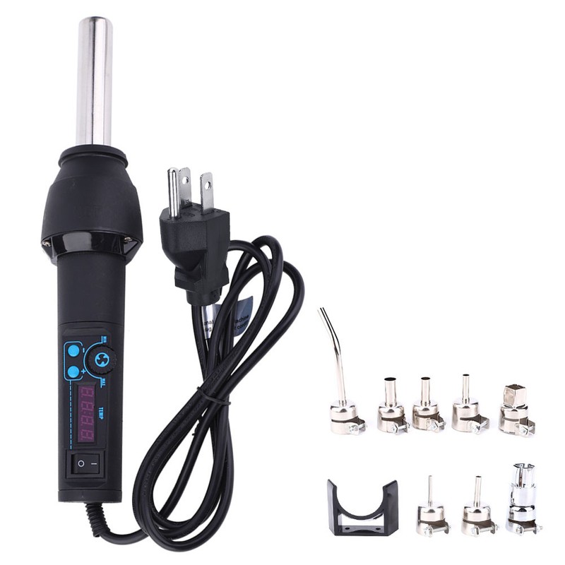 Digital Display Hot Air Gun Handheld Heat Gun Air Heater