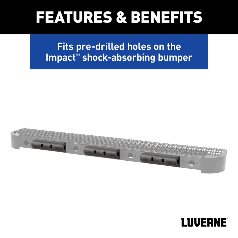 LUVERNE 2090615-3 10-Inch Universal Rubber Bumper Guard Protector Strips Loading