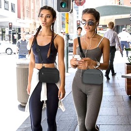 MAXTOP Small Crossbody Bags for Women Men with Detachable Strap Cross Body Bag Fanny Pack Cell Phone Purse for Travel Casual Workout(Camo Dark Grey)