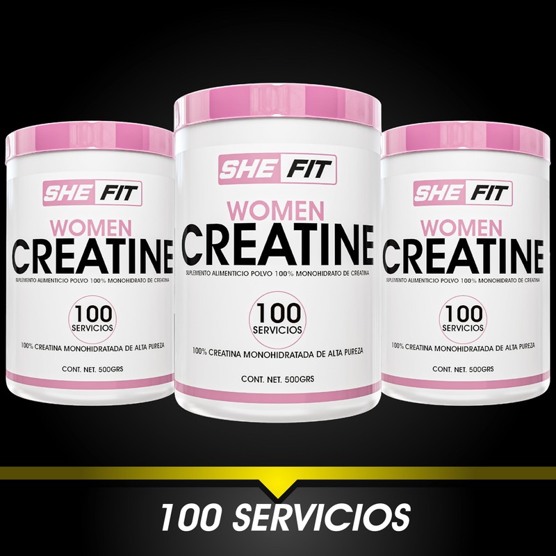 Women creatine, creatina monohidratada 100% pura, creatina para mujer (500grs)