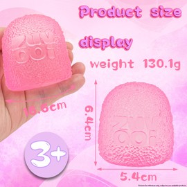 Stress Balls for Kids, Fidget Toys Adults Stress Relief Squeeze Ball, Sensory Toys for Autistic Children, Large Fudge Candy, Fidget Ball Stress Toys, Party Favors for Kids Goodie Bags