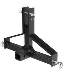 3 Point 2" Quick Hitch Receiver,Heavy Duty 3 Point Hitch Receiver Quick Hitch Compatible Category 1 Tractor,3 Point Hitch Farm Equipment and Subcompact Trailer Hitch Attachments