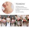 Concise Royal Bridesmaid Gift Jewelry Sets of 6 Rose Gold
