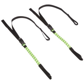 ROK straps ROK00334 Commuter Stretch Strap, Green, Reflective, Pack of 2
