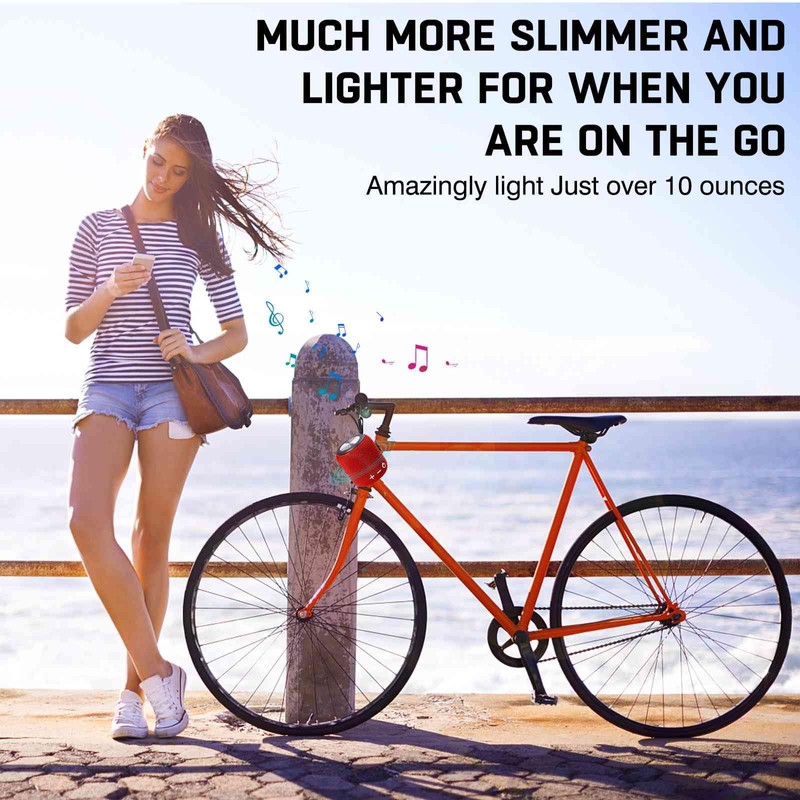 Bluetooth Speaker: Powerful Stereo Sound, IPX7 Waterproof, True Wireless Stereo