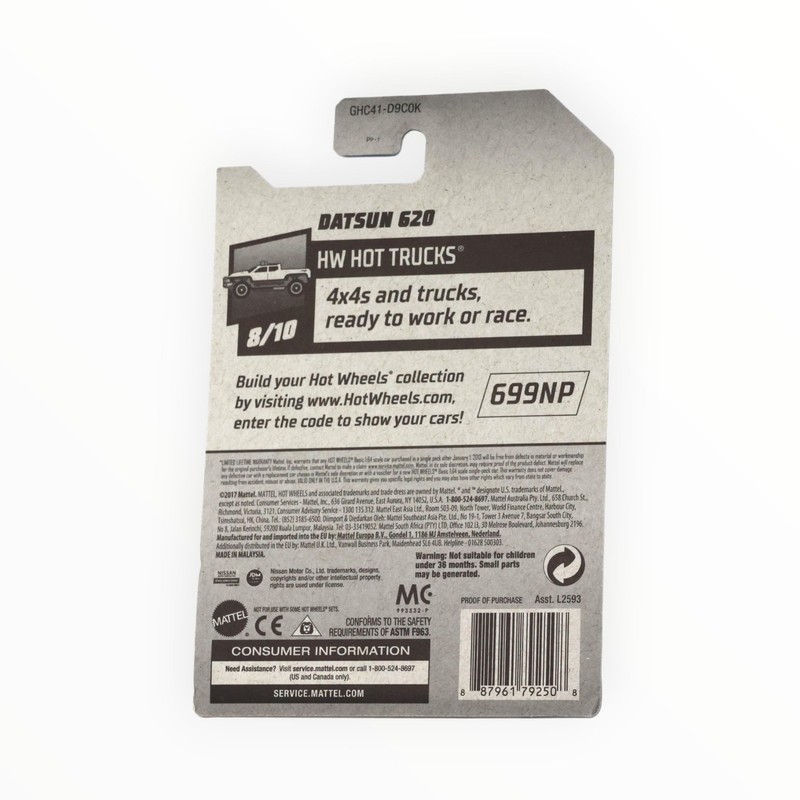 Hot Wheels 2020 Hw Hot Trucks Datsun 620, Red 182/250