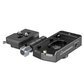 SmallRig NP-F Battery Plate with Quick Release Plate for Arca-Swiss, Dual DC Output ports, Compact & Foldable NP-F Battery Adapter Plate for DSLR Camera, Tripod, Compatible with NP-F970 Battery - 4696