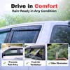 KPY Rain Guards Fit for 2003-2007 Honda Accord Coupe, Out-Channel