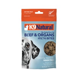 K9 Natural - Grain Free Freeze Dried Dog Treats - Beef Bites 1.76oz