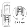 G9 Halogen Bulb 120V 25W T4 Type 2 Pin Base