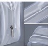 3 Pack Clear Plastic Zippered Toiletry Carry Pouch TSA Approved