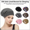 IN Chenthy Hair Cap for Sleep, Satin Bonnet for Sleeping,Adjustable