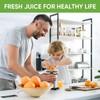 ASLATT Electric Citrus Juicer Squeezer Stainless Steel, Orange Juicer Electric,Homemade