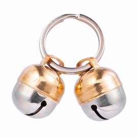 Beau's Bells 2 Extra Loud Cat & Dog Bells | Pet Tracker | Save Birds & Wildlife | Luxury Handmade Copper (Medium)