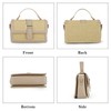 LUI SUI Women Straw Shoulder Purse Summer Beach Straw Crossbody