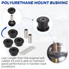 AUTOVIC Polyurethane Front Differential Side Mount Bushings Set Kit for