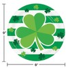 Creative Converting Clover St. Patrick's Day Paper Plates, 8 ct