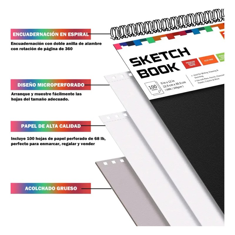 Cuaderno A4 Y Boceto Y Dibujo Blank Sketchbook