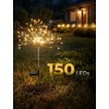 Brightown 150LED Solar Garden Lights Outdoor, 8 Modes 2 Pack