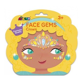 Avenir Face Gems Crown for Face, Body, Nails & Hair for 3+ Age