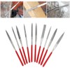 10Pcs Electroplating Shaping File Kit Hand Tools for Woodwork Metal