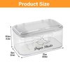 Gzsekken Dryer Sheet Holder with Lid,Laundry storage containers for Dryer
