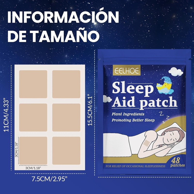 Parche para Dormir Natural – 144 pcs – XNNGBXXDDT