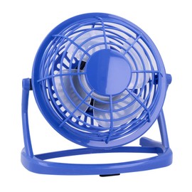 REY Mini USB Laptop Desktop Fan Silent Rotating Blue